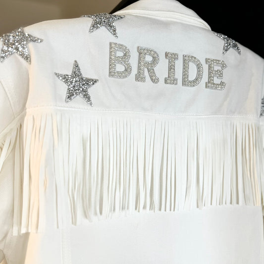 Western Fringe Denim Jacket