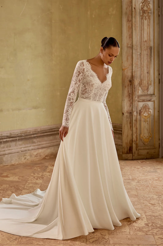 Crepe Overskirt