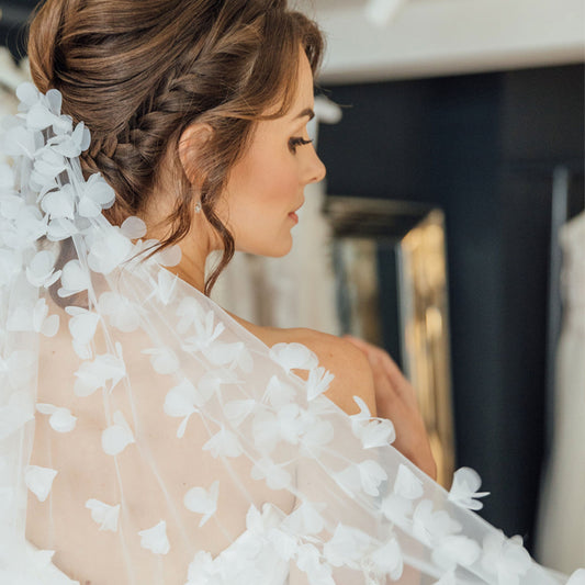 3D Petal Bridal Veil_Anna_Bridal