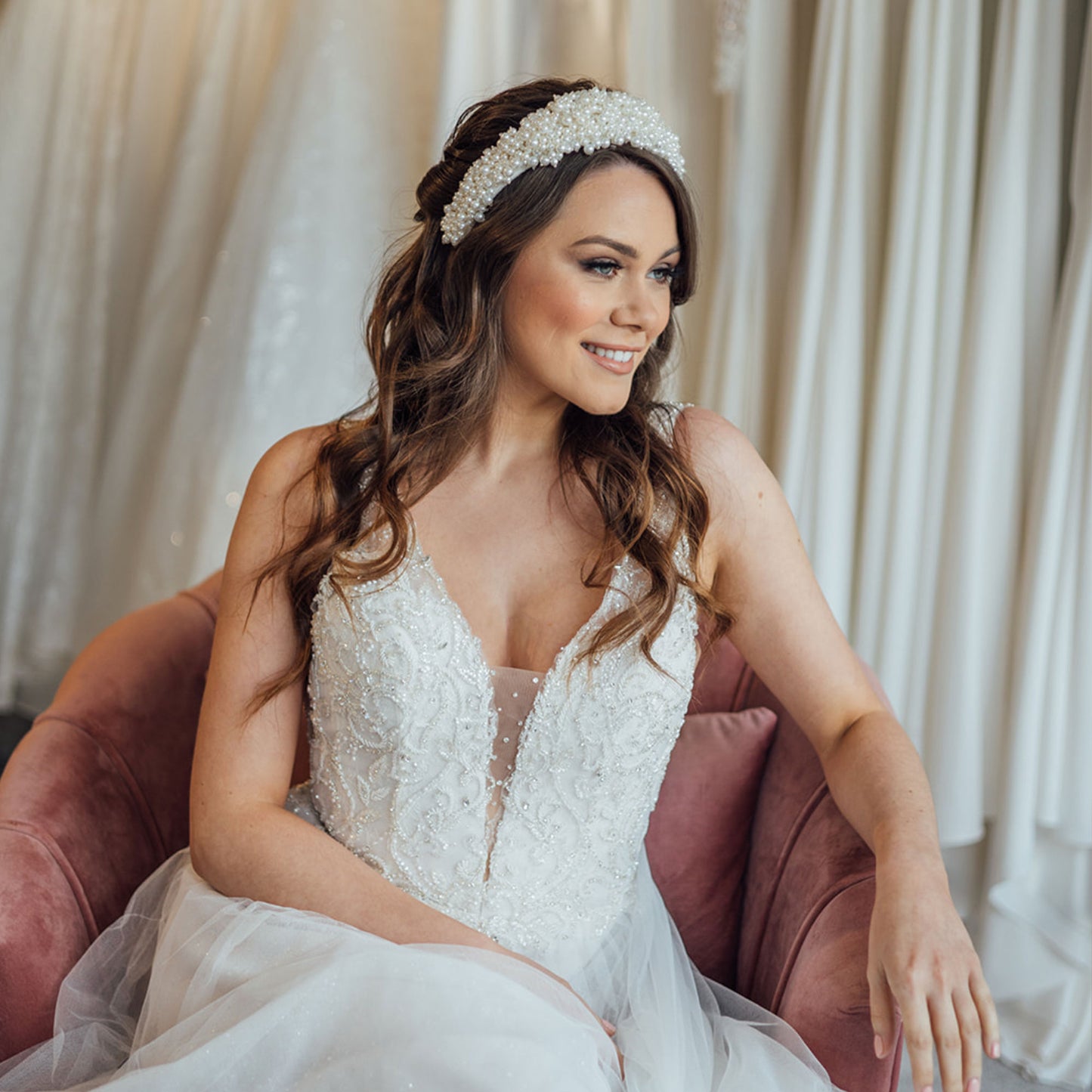 Delicate Pearl Headband