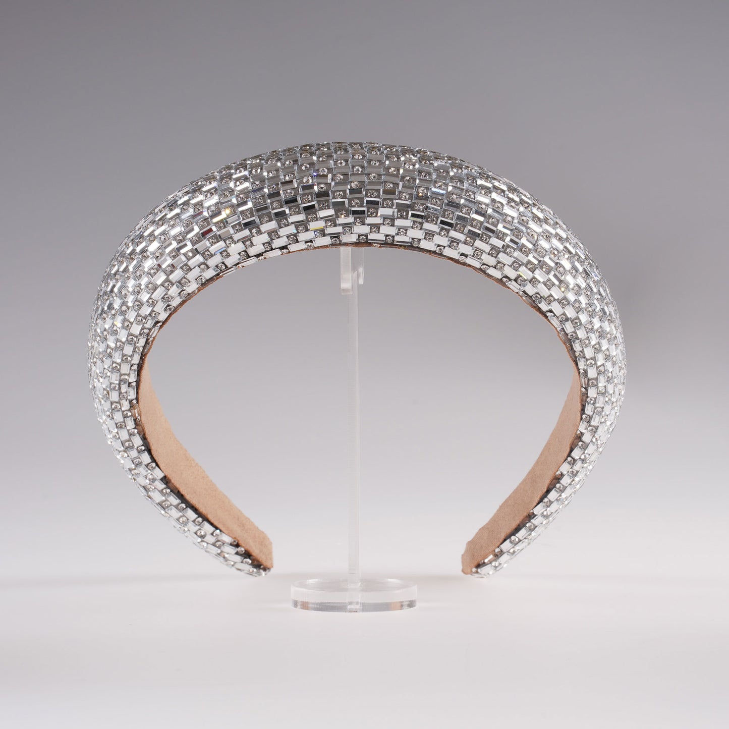 Silver Waffle Headband