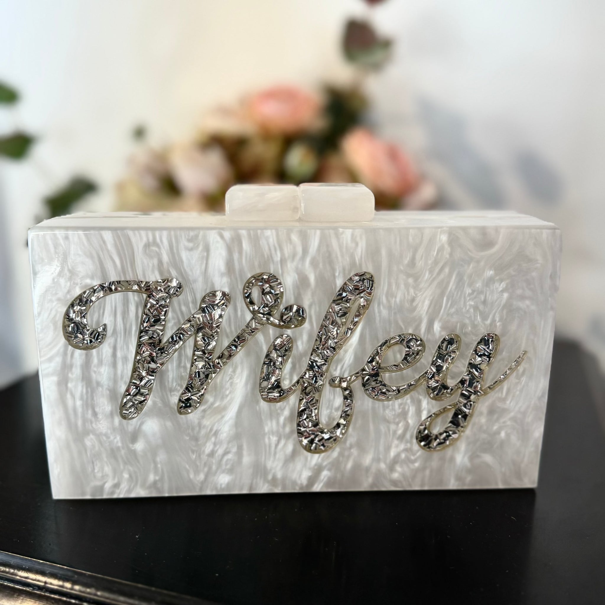 Anna Bridal Wifey Clutch