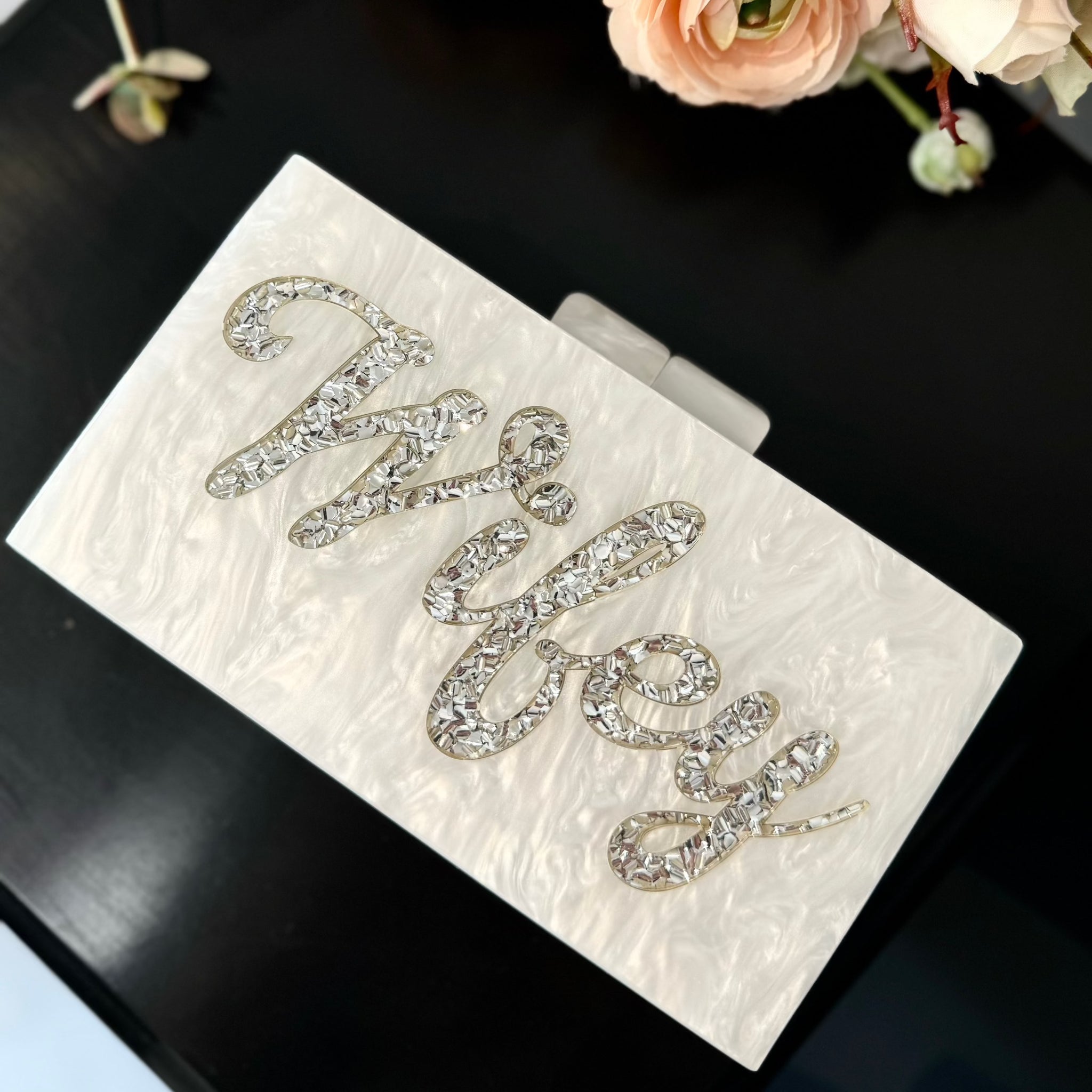 Anna Bridal Wifey Clutch 